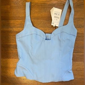 Zara NWT Corset top